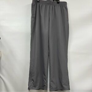 Under Armour xxl loose Wind zip track gray Pants mesh lined athletic athleisure